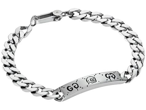 gucci ghost silver bracelet men|gucci ghost bracelet review.